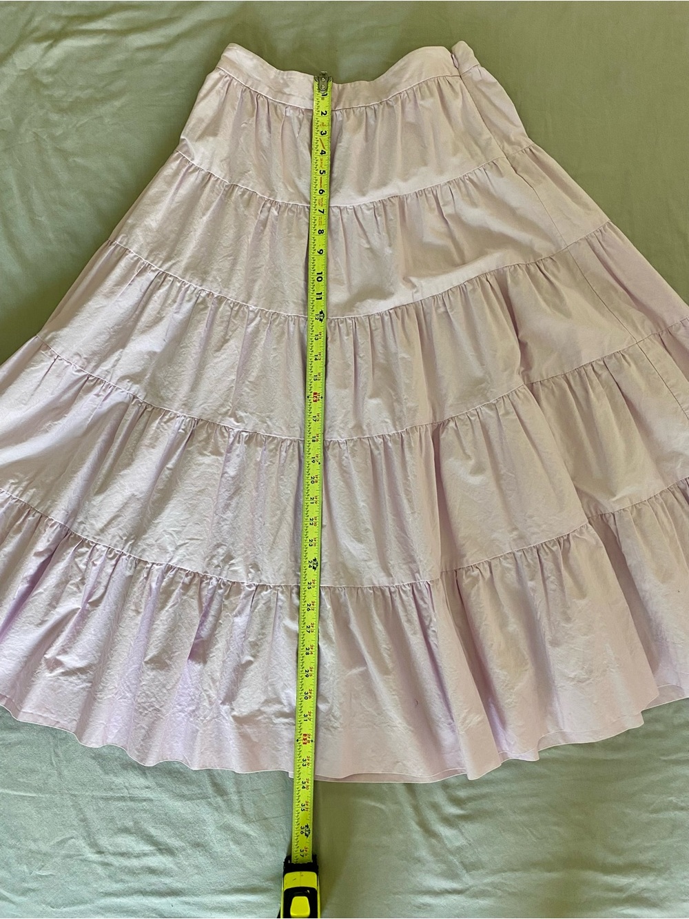 Women’s Tiered Maxi Skirt J.Crew - Light Lavender - Picture 5 of 6